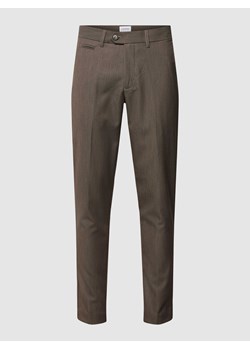 Spodnie do garnituru zapinane na haftkę i zamek błyskawiczny ze sklepu Peek&Cloppenburg  w kategorii Spodnie męskie - zdjęcie 168295731