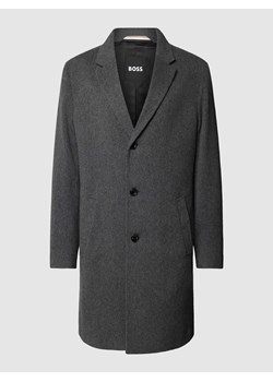 Płaszcz z listwą guzikową model ‘Hyde’ ze sklepu Peek&Cloppenburg  w kategorii Płaszcze męskie - zdjęcie 168295772