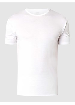 T-shirt z prążkowanym okrągłym dekoltem ze sklepu Peek&Cloppenburg  w kategorii T-shirty męskie - zdjęcie 168296063