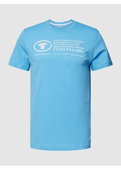 T-shirt z nadrukiem z logo ze sklepu Peek&Cloppenburg  w kategorii T-shirty męskie - zdjęcie 168296170