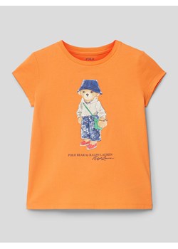 T-shirt z bawełny z nadrukiem z motywem ze sklepu Peek&Cloppenburg  w kategorii T-shirty chłopięce - zdjęcie 168296182