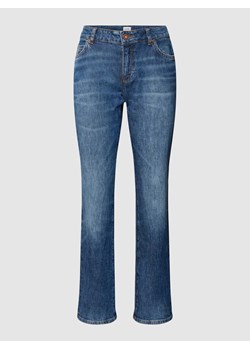 Jeansy o kroju straight fit z naszywką z logo model ‘CROSBY’ ze sklepu Peek&Cloppenburg  w kategorii Jeansy damskie - zdjęcie 168296270