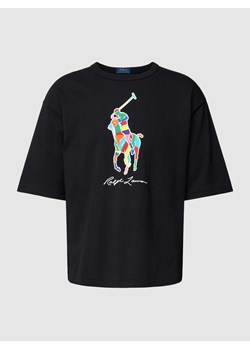 T-shirt z nadrukiem z logo ze sklepu Peek&Cloppenburg  w kategorii T-shirty męskie - zdjęcie 168296280