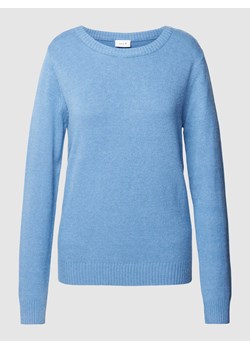 Sweter z dzianiny z okrągłym dekoltem model ‘Viril’ ze sklepu Peek&Cloppenburg  w kategorii Swetry damskie - zdjęcie 168296831
