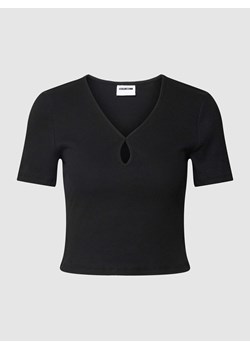 T-shirt krótki z wiązanym detalem ze sklepu Peek&Cloppenburg  w kategorii Bluzki damskie - zdjęcie 168296851