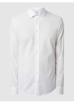 Koszula biznesowa o kroju slim fit z popeliny ze sklepu Peek&Cloppenburg  w kategorii Koszule męskie - zdjęcie 168296944