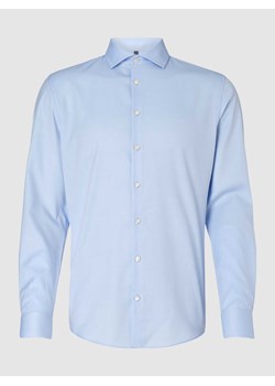 Koszula biznesowa o kroju slim fit z diagonalu ze sklepu Peek&Cloppenburg  w kategorii Koszule męskie - zdjęcie 168296994
