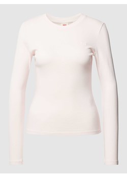 Bluzka z długim rękawem i naszywką z logo ze sklepu Peek&Cloppenburg  w kategorii Bluzki damskie - zdjęcie 168297170