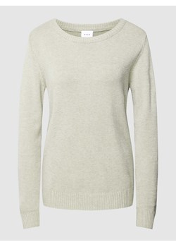 Sweter z dzianiny z okrągłym dekoltem model ‘Viril’ ze sklepu Peek&Cloppenburg  w kategorii Swetry damskie - zdjęcie 168297180