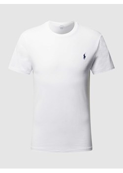 T-shirt o kroju custom slim fit z wyhaftowanym logo ze sklepu Peek&Cloppenburg  w kategorii T-shirty męskie - zdjęcie 168297451