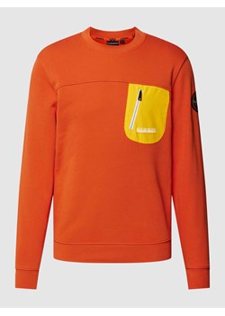 Bluza z nadrukiem z logo model ‘HURON’ ze sklepu Peek&Cloppenburg  w kategorii Bluzy męskie - zdjęcie 168297560