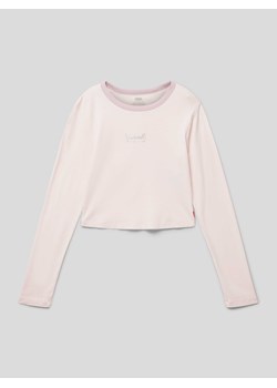 Bluza z długim rękawem i naszywką z logo ze sklepu Peek&Cloppenburg  w kategorii Bluzki damskie - zdjęcie 168297714