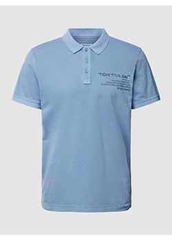 Koszulka polo z nadrukiem z logo ze sklepu Peek&Cloppenburg  w kategorii T-shirty męskie - zdjęcie 168298350