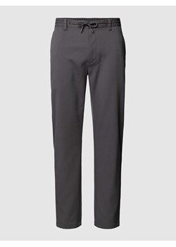 Spodnie z fakturowanym wzorem ze sklepu Peek&Cloppenburg  w kategorii Spodnie męskie - zdjęcie 168298494