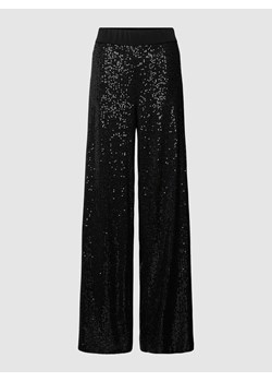 Spodnie materiałowe z cekinowym obszyciem model ‘FAYE’ ze sklepu Peek&Cloppenburg  w kategorii Spodnie damskie - zdjęcie 168298683