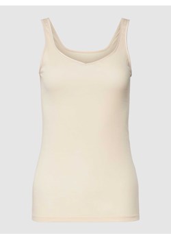 Top na ramiączkach w jednolitym kolorze ze sklepu Peek&Cloppenburg  w kategorii Bluzki damskie - zdjęcie 168298990