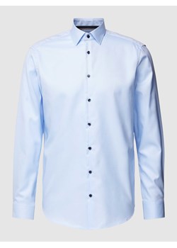 Koszula biznesowa o kroju regular fit z kołnierzykiem typu kent ze sklepu Peek&Cloppenburg  w kategorii Koszule męskie - zdjęcie 168299150