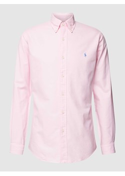 Koszula casualowa o kroju custom fit z kołnierzykiem typu button down ze sklepu Peek&Cloppenburg  w kategorii Koszule męskie - zdjęcie 168299760