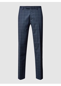 Spodnie do garnituru o prostym kroju z dodatkiem streczu model ‘Steve’ ze sklepu Peek&Cloppenburg  w kategorii Spodnie męskie - zdjęcie 168300640