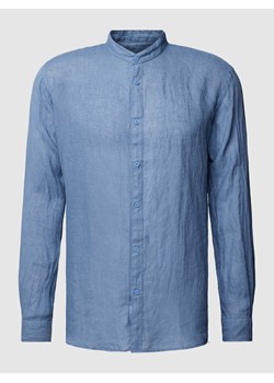 Koszula casualowa z lnu ze stójką ze sklepu Peek&Cloppenburg  w kategorii Koszule męskie - zdjęcie 168300974