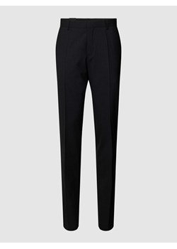 Spodnie do garnituru o kroju slim fit z mieszanki żywej wełny model ‘Genius’ ze sklepu Peek&Cloppenburg  w kategorii Spodnie męskie - zdjęcie 168301530