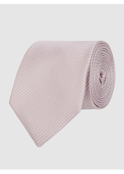Krawat jedwabny ze wzorem na całej powierzchni ze sklepu Peek&Cloppenburg  w kategorii Krawaty - zdjęcie 168301602