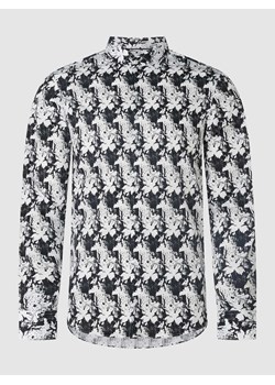 Koszula biznesowa o kroju Slim Fit z bawełny ze sklepu Peek&Cloppenburg  w kategorii Koszule męskie - zdjęcie 168301702