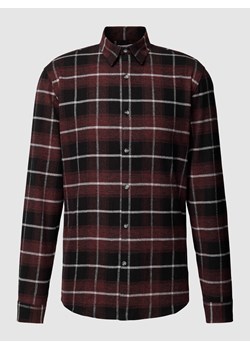 Koszula casualowa o kroju slim fit ze wzorem w kratę ze sklepu Peek&Cloppenburg  w kategorii Koszule męskie - zdjęcie 168302124