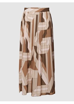 Spódnica midi ze wzorem na całej powierzchni ze sklepu Peek&Cloppenburg  w kategorii Spódnice - zdjęcie 168302223