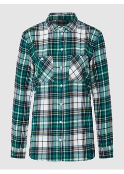 Bluzka flanelowa z kieszeniami na piersi ze sklepu Peek&Cloppenburg  w kategorii Bluzki damskie - zdjęcie 168302432