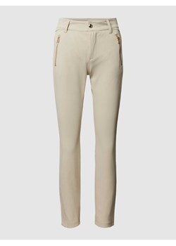 Spodnie materiałowe z kieszeniami zapinanymi na zamek błyskawiczny model ‘Vision’ ze sklepu Peek&Cloppenburg  w kategorii Spodnie damskie - zdjęcie 168302462