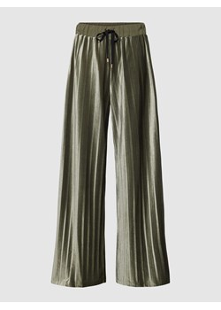 Spodnie z plisami ze sklepu Peek&Cloppenburg  w kategorii Spodnie damskie - zdjęcie 168302824