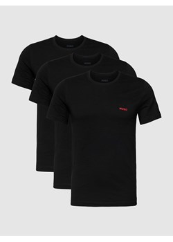 T-shirt z nadrukiem z logo w zestawie 3 szt. ze sklepu Peek&Cloppenburg  w kategorii Podkoszulki męskie - zdjęcie 168302874