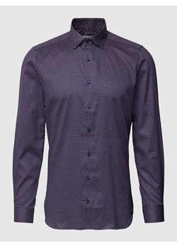 Koszula biznesowa o kroju body fit ze wzorem na całej powierzchni model ‘Taviano’ ze sklepu Peek&Cloppenburg  w kategorii Koszule męskie - zdjęcie 168303241