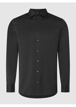 Koszula biznesowa o kroju slim fit z diagonalu — z regulacją wilgoci ze sklepu Peek&Cloppenburg  w kategorii Koszule męskie - zdjęcie 168303294