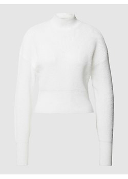 Sweter z dzianiny ze stójką model ‘NELLA’ ze sklepu Peek&Cloppenburg  w kategorii Swetry damskie - zdjęcie 168303670