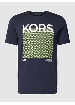 T-shirt z nadrukowanym motywem i logo model ‘LATTICE KORS’ ze sklepu Peek&Cloppenburg  w kategorii T-shirty męskie - zdjęcie 168303690
