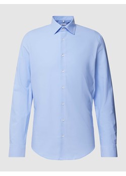 Koszula biznesowa o kroju slim fit z kołnierzykiem typu kent ze sklepu Peek&Cloppenburg  w kategorii Koszule męskie - zdjęcie 168303850