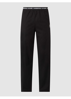 Spodnie od piżamy z dodatkiem streczu ze sklepu Peek&Cloppenburg  w kategorii Piżamy męskie - zdjęcie 168304291
