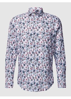 Koszula biznesowa o kroju slim fit ze wzorem na całej powierzchni ze sklepu Peek&Cloppenburg  w kategorii Koszule męskie - zdjęcie 168304553