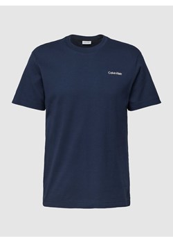 T-shirt z detalem z logo ze sklepu Peek&Cloppenburg  w kategorii T-shirty męskie - zdjęcie 168304962