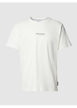 T-shirt z nadrukiem z logo ze sklepu Peek&Cloppenburg  w kategorii T-shirty męskie - zdjęcie 168305513