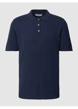 Koszulka polo z dodatkiem wiskozy i kołnierzykiem polo model ‘EMIL’ ze sklepu Peek&Cloppenburg  w kategorii T-shirty męskie - zdjęcie 168305770