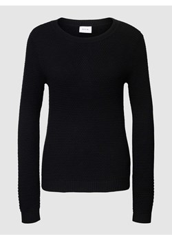 Sweter z dzianiny z fakturowanym wzorem model ‘Vidalo O-Neck’ ze sklepu Peek&Cloppenburg  w kategorii Swetry damskie - zdjęcie 168305852