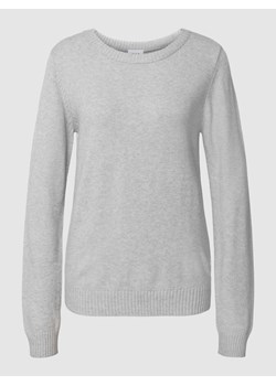 Sweter z dzianiny z okrągłym dekoltem model ‘Viril’ ze sklepu Peek&Cloppenburg  w kategorii Swetry damskie - zdjęcie 168306022