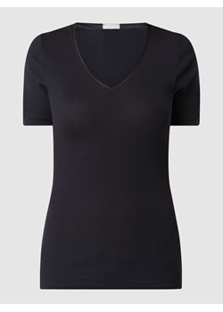 T-shirt z bawełny model ‘Cotton Seamless’ ze sklepu Peek&Cloppenburg  w kategorii Bluzki damskie - zdjęcie 168307291