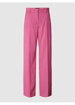 Spodnie materiałowe z żywej wełny w kant model ‘VISIVO’ ze sklepu Peek&Cloppenburg  w kategorii Spodnie damskie - zdjęcie 168307454