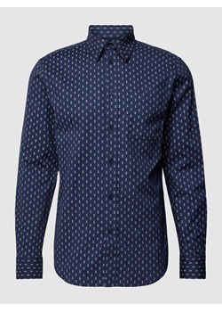 Koszula casualowa o kroju slim fit we wzory na całej powierzchni ze sklepu Peek&Cloppenburg  w kategorii Koszule męskie - zdjęcie 168308234