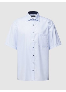 Koszula biznesowa o kroju regular fit z fakturowanym wzorem model ‘KENT’ ze sklepu Peek&Cloppenburg  w kategorii Koszule męskie - zdjęcie 168308500