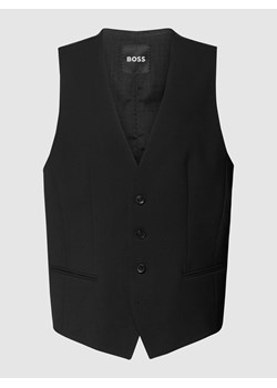Kamizelka z lamowanymi kieszeniami model ‘Huge Vest’ ze sklepu Peek&Cloppenburg  w kategorii Kamizelki męskie - zdjęcie 168308524